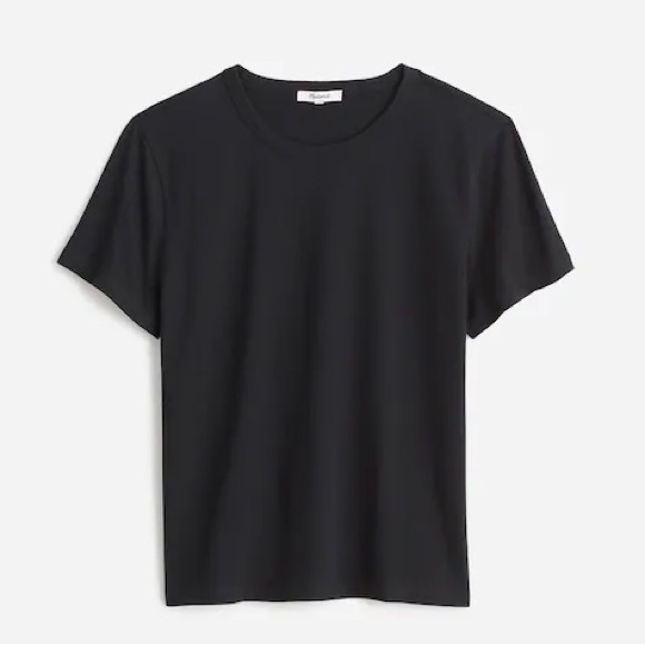 Madewell Other - NWT Madewell Black The Perfect Crewneck Tee in Allday Jersey Large